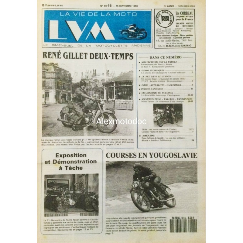 la vie de la moto n° 90/16